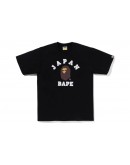 A Bathing Ape Japan College City Tee Black