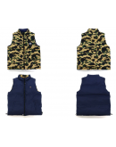 BAPE 1st Yellow Camo Reversible Down Vest