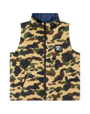 BAPE 1st Yellow Camo Reversible Down Vest