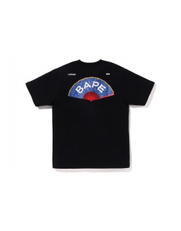 A BATHING APE FAN JAPANESE TEE