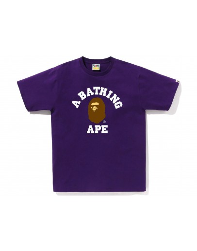 A BATHING APE COLLEGE PURPLE CLASSIC