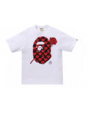 BAPE Valentine Ape Head Tee White