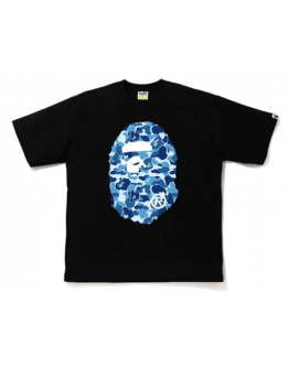 BAPE ABC Big Ape Head Tee Black Blue