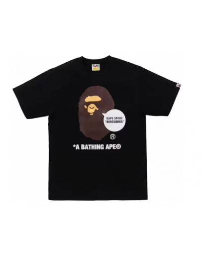 BAPE Store Hiroshima Ape Head Tee Black