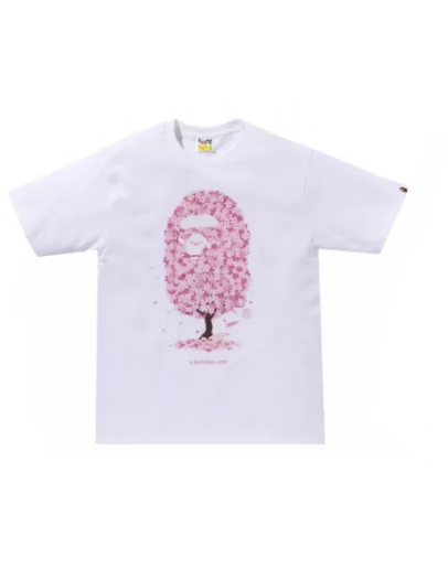 BAPE Sakura Tee White