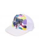 A Bathing Ape Multicamo NYC Logo Trucker Cap