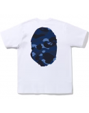 A bathing ape head miror white camo blue 