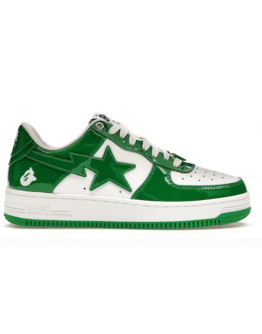 A Bathing Ape Bape Sta Green Shoes