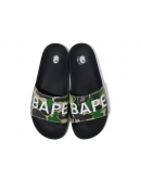 A BathingApe Green Wording Camo Slide