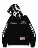 A Bathingape  x Coca Cola Full Zip Hoodie Black