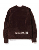 A bathingape face ape knit brown