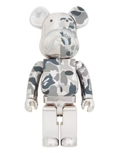 Bearbrick x BathingApe Camo Shark 1000