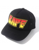  A Bathing Ape Crystal Stone Mesh Cap Black