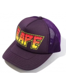  A Bathing Ape Crystal Stone Mesh Cap Purple