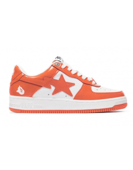 A Bathing Ape Bape Sta Orange Shoes