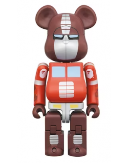 A BathingApe BE@RBRICK × TRANSFORMERS OPTIMUS PRIME BAPE 