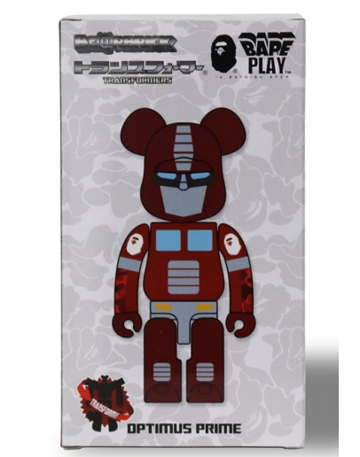 A BathingApe BE@RBRICK × TRANSFORMERS OPTIMUS PRIME BAPE 