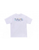 A BathingApe Moon Photo Ape Head Tee White