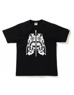 A BathingApe X Swarovski Crystal Stone Tiger Tee Black