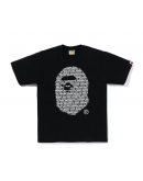 A BathingApe Japan Ape Head Tee Black