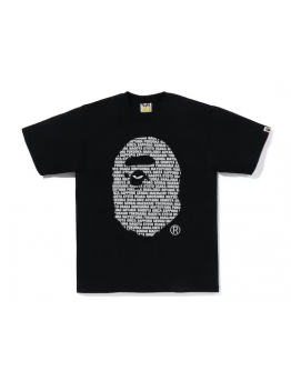 A BathingApe Japan Ape Head Tee Black