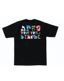 A BathingApe ABC Camo Crazy College ATS Tee Black