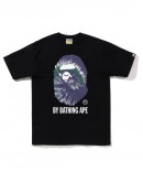 A Bathing Ape Tie-Dye Big Ape Tee Black/Blue