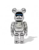 Bearbrick x BAPE x Hajime Sorayama Baby Milo Set Silver