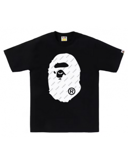 BAPE Hexagram Big Ape Head Tee Black