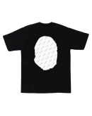 BAPE Hexagram Big Ape Head Tee Black