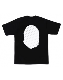 BAPE Hexagram Big Ape Head Tee Black