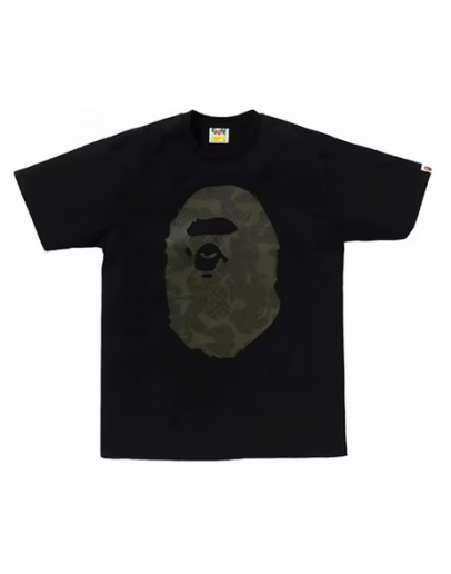 BAPE Asia Camo Big Ape Head Tee Black