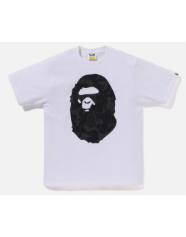 ASIA CAMO BIG APE HEAD TEE WHITE 