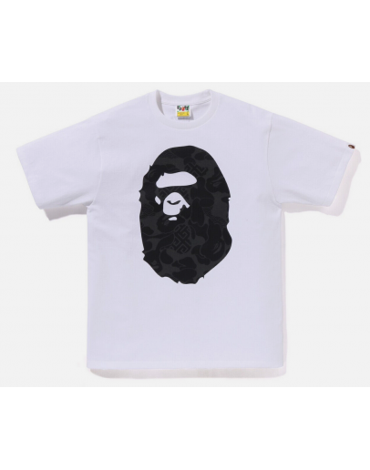 ASIA CAMO BIG APE HEAD TEE WHITE 