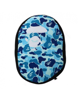 BAPE ABC Camo Ape Head Cushion Blue