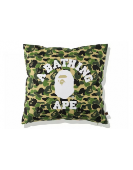 BAPE ABC Camo College Square Cushion Green