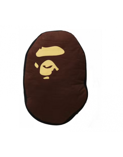 BAPE Ape Head Cushion Brown/Black