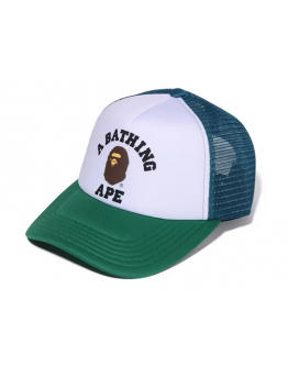 BAPE College Mesh Cap (SS24) Blue