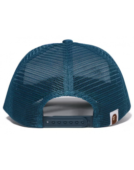 BAPE College Mesh Cap (SS24) Blue