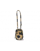 BAPE 1st Camo Cordura Multi Pouch Yellow