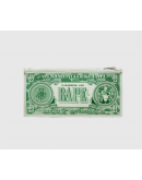 A BATHING APE BANKNOTE POUCH GREEN