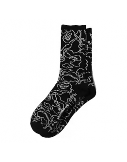 BAPE Line Camo Socks Black