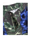 BAPE x Undefeated Color Camo Flannel Pants