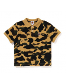 1st Camo One Point Polo Kids Yellow