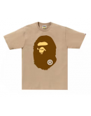 BAPE Big Ape Head Tee Beige