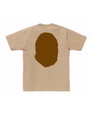 BAPE Big Ape Head Tee Beige