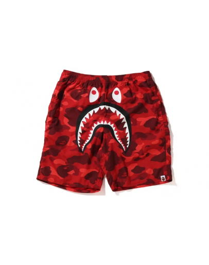 A BathingApe Camo SHARK Beach Red Pants