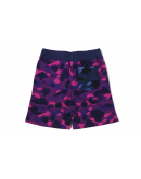 A BathingApe Crazy Camo Shark Sweat Short Red