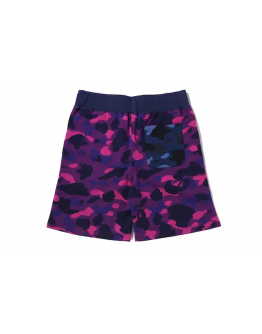 A BathingApe Crazy Camo Shark Sweat Short Red