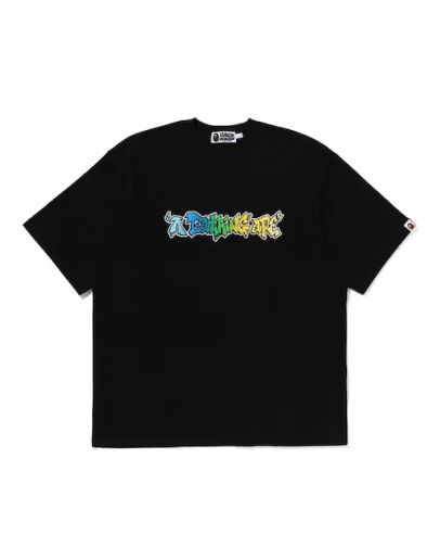 A Bathing Ape Graffiti Relaxed Fit Black